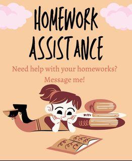 Homework Assistance