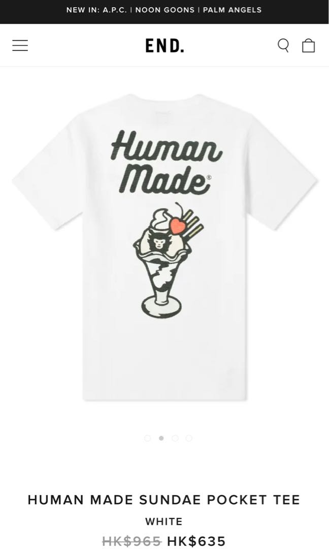 Human Made Sundae Pocket T-Shirt定価9000税