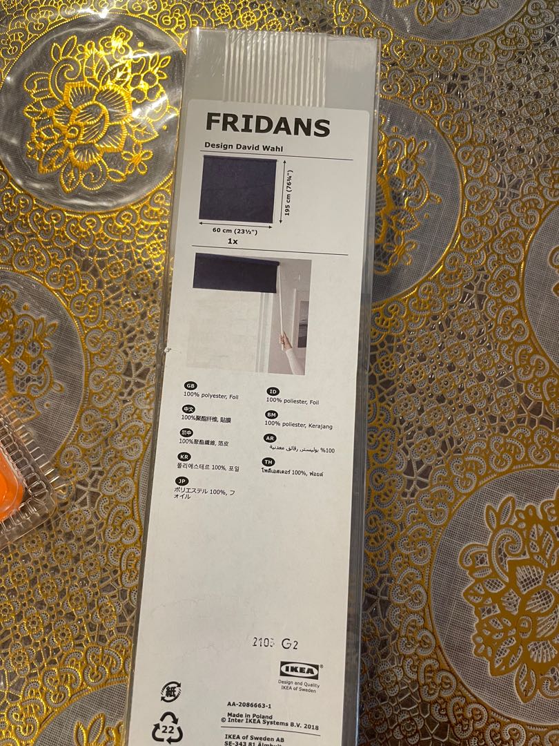 IKEA Fridans blind, Furniture & Home Living, Home Decor, Curtains