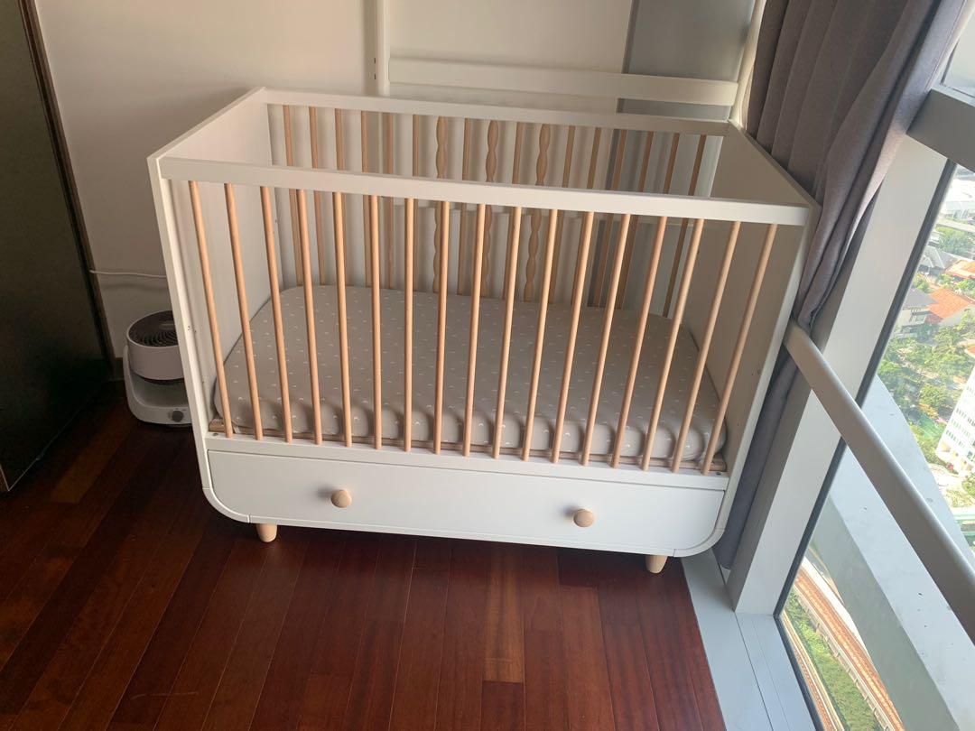 Ikea Myllra Crib, Babies & Kids, Baby Nursery & Kids Furniture, Cots