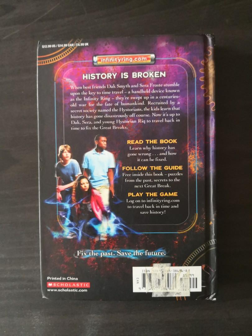 Infinity Ring Book One (Category: Storybooks) located in Quezon City. Submitted by jayjayrcy (Listing ID 1155603066, Image 2). Description: Infinity Ring Book One - A Mutiny in Time Very good condition Hardbound RFS: Decluttering.