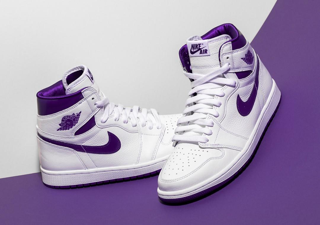 bstn jordan 1 court purple