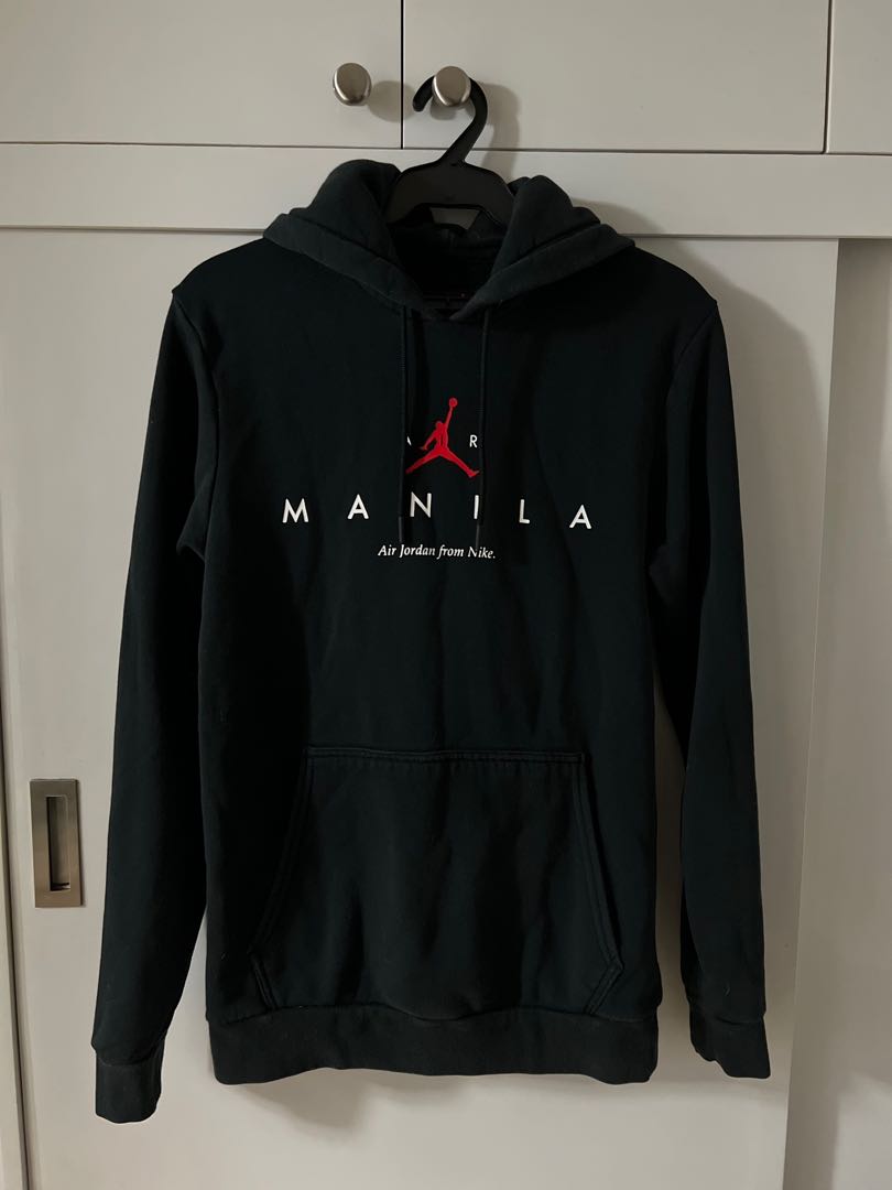 Jordan Manila hoodie, Men's Fashion, Tops & Sets, Hoodies on Carousell