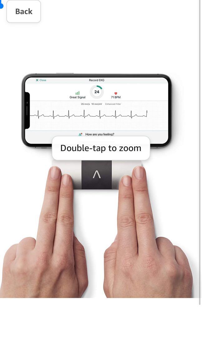KardiaMobile Six-Lead Personal EKG Device with Access to Months of  KardiaCare Heart Health Membership Record EKGs at Home and Detect  Irregular Heartbeats by AliveCor, Health  Nutrition, Health