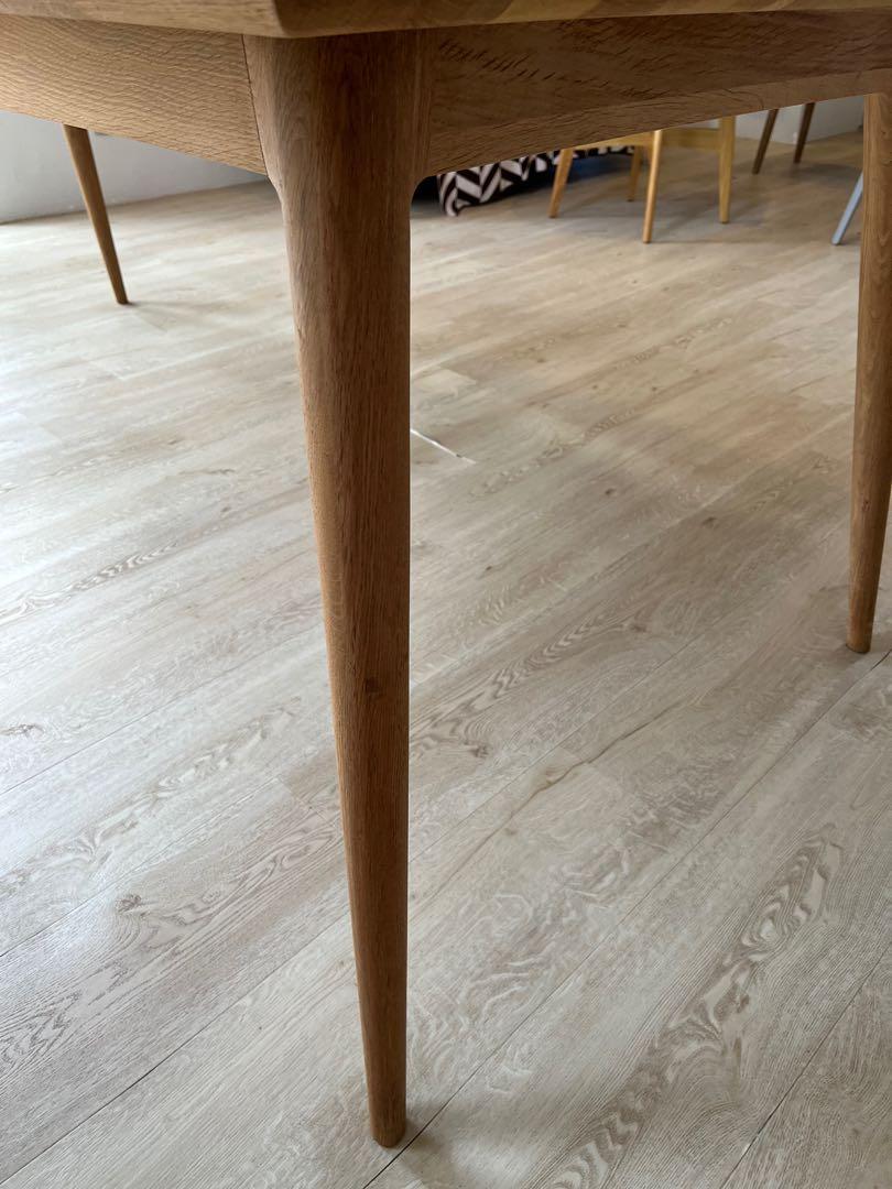 Karpenter vintage rectangular dining table, Furniture & Home Living