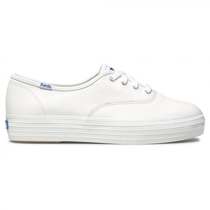 keds triple white leather