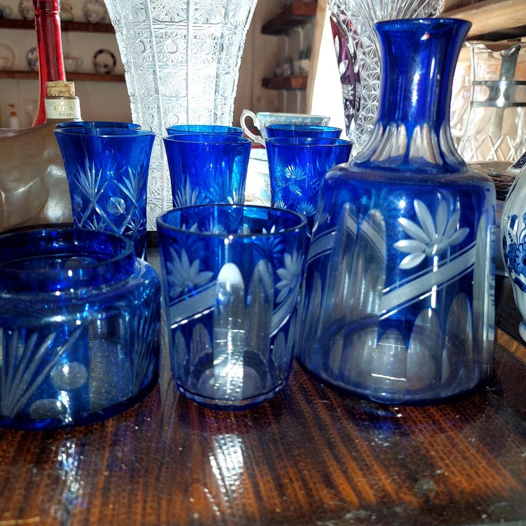 KIRIKO HANDCUT CRYSTALS (Category: Other Kitchenware & Tableware) located in Mandaue City. Submitted by nattynaddy12 (Listing ID 1155619996, Image 1). Description: KIRIKO HANDCUT CRYSTAL DECANTER AND GLASSES TAKE ALL ✅️ ALL FROM JAPAN ✅️ IN GREAT CONDITION ⚓️ SHIPPING NATIONWIDE PM ME FOR MORE DETAILS.