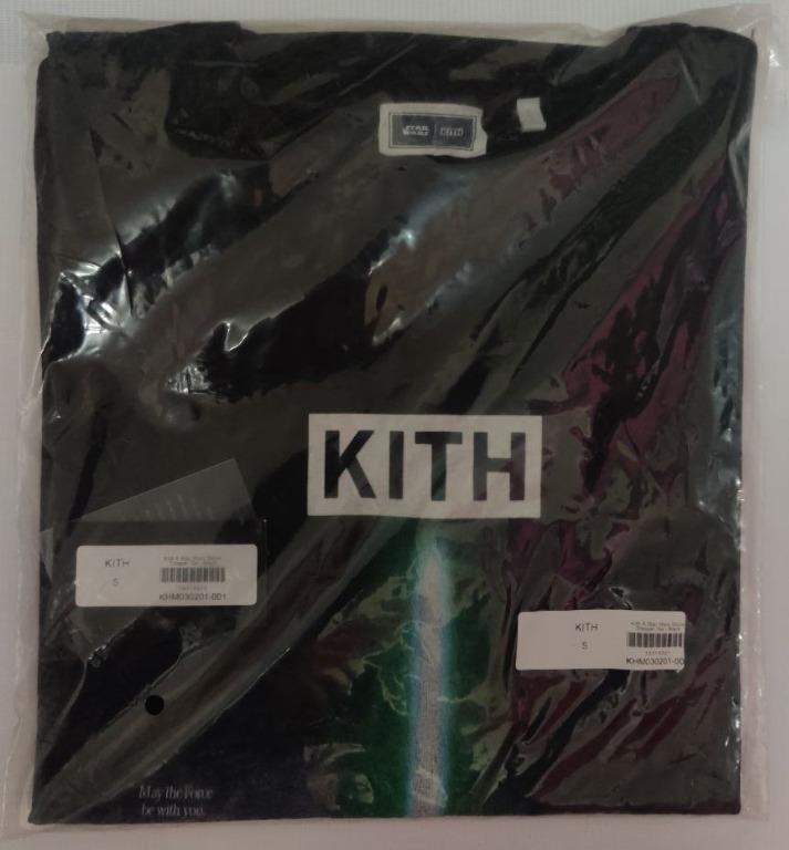 🆕KITH STAR WARS Jedi Vs Sith Vintage Tee Black, Men's Fashion