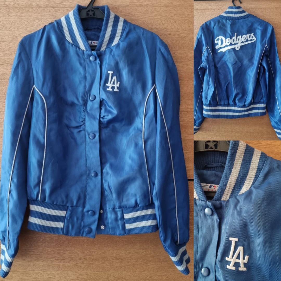 LA Dodgers Bomber Jacket Official MLB Merchandise, Women's Fashion
