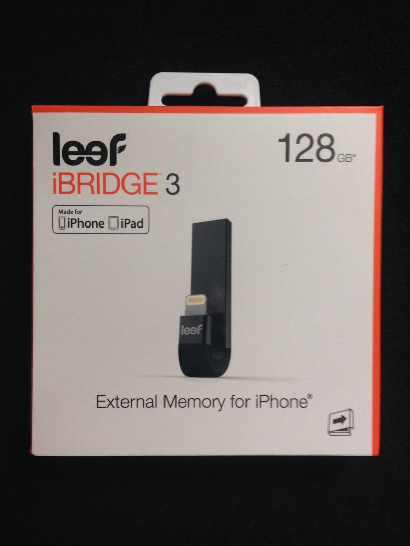 WEBアウトレット  ibridge Leef 128GB ☆新品未開封☆iphoneモバイルメモリー PC周辺機器