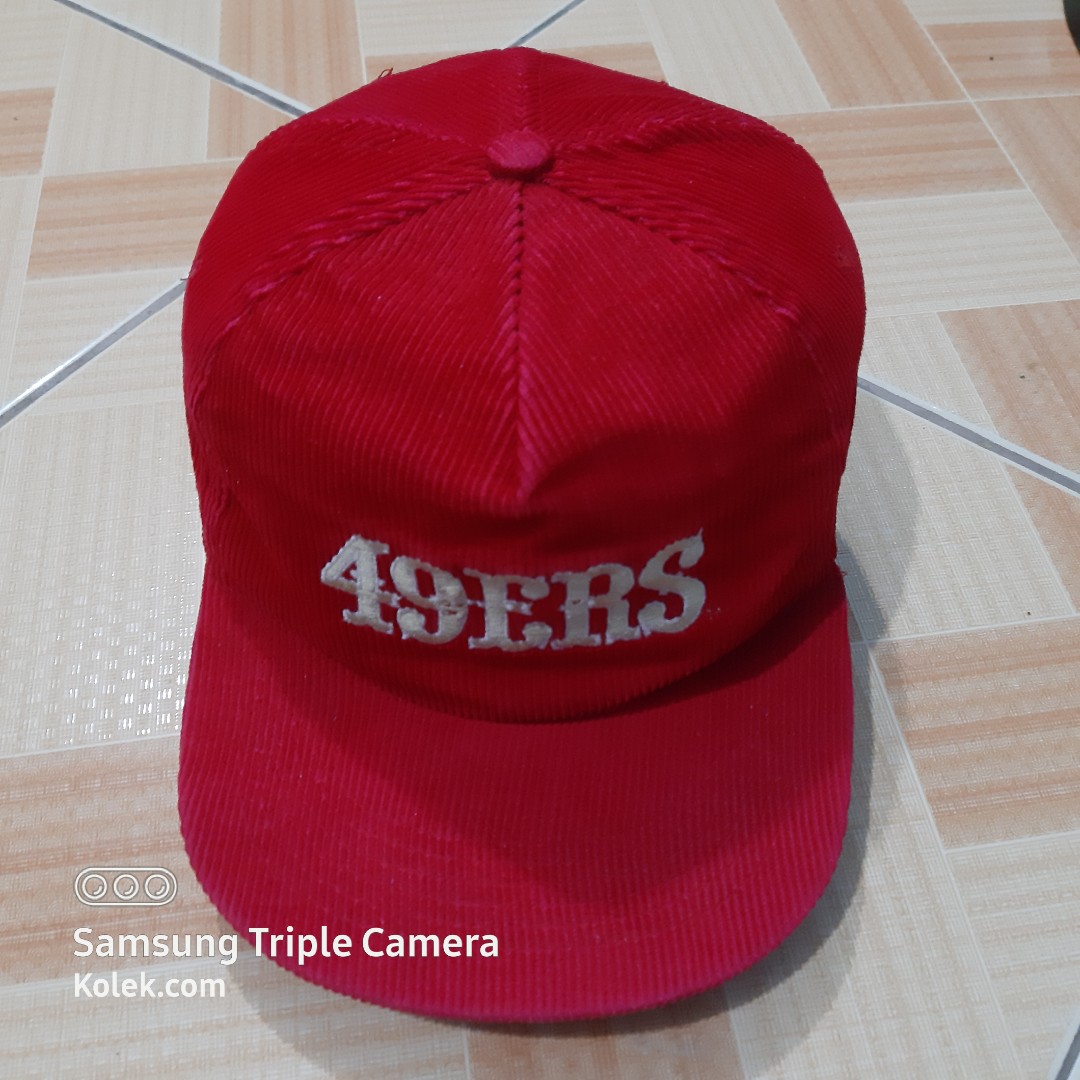 Legit Vintage cap Corduroy 49ers Gold 