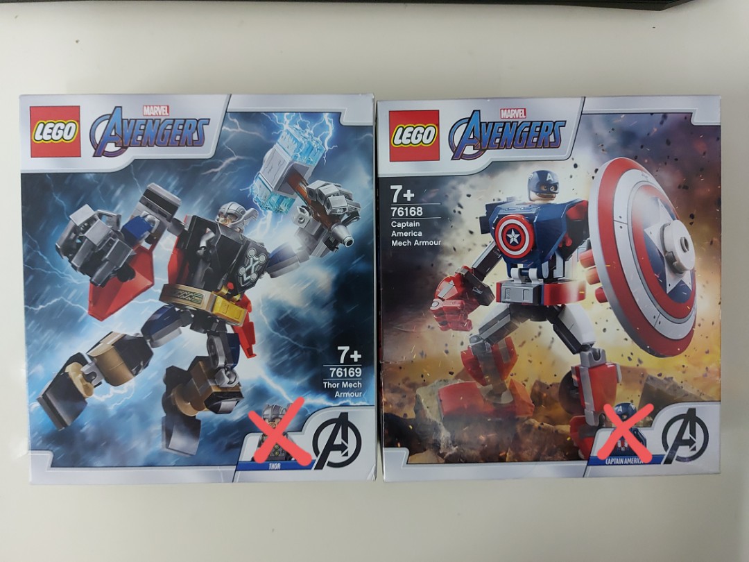 Lego avengers captain clearance america and thor