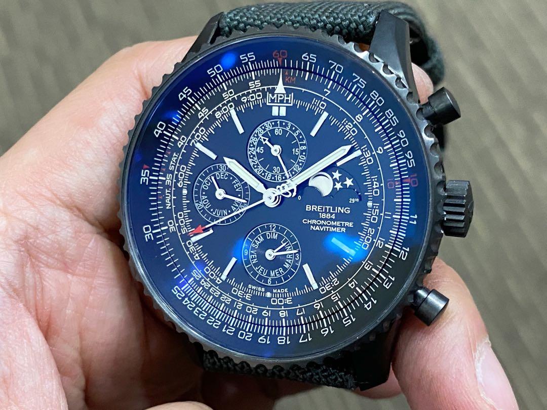 Like New 2016 Breitling Navitimer 1461 Black Steel 48mm Calendar