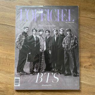 L'Officiel Magazine BTS Cover Jan. 2022
