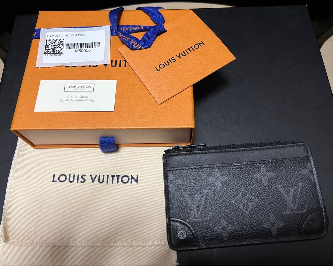 Louis Vuitton Trunk Multi Card Holder Monogram Eclipse Canvas Black