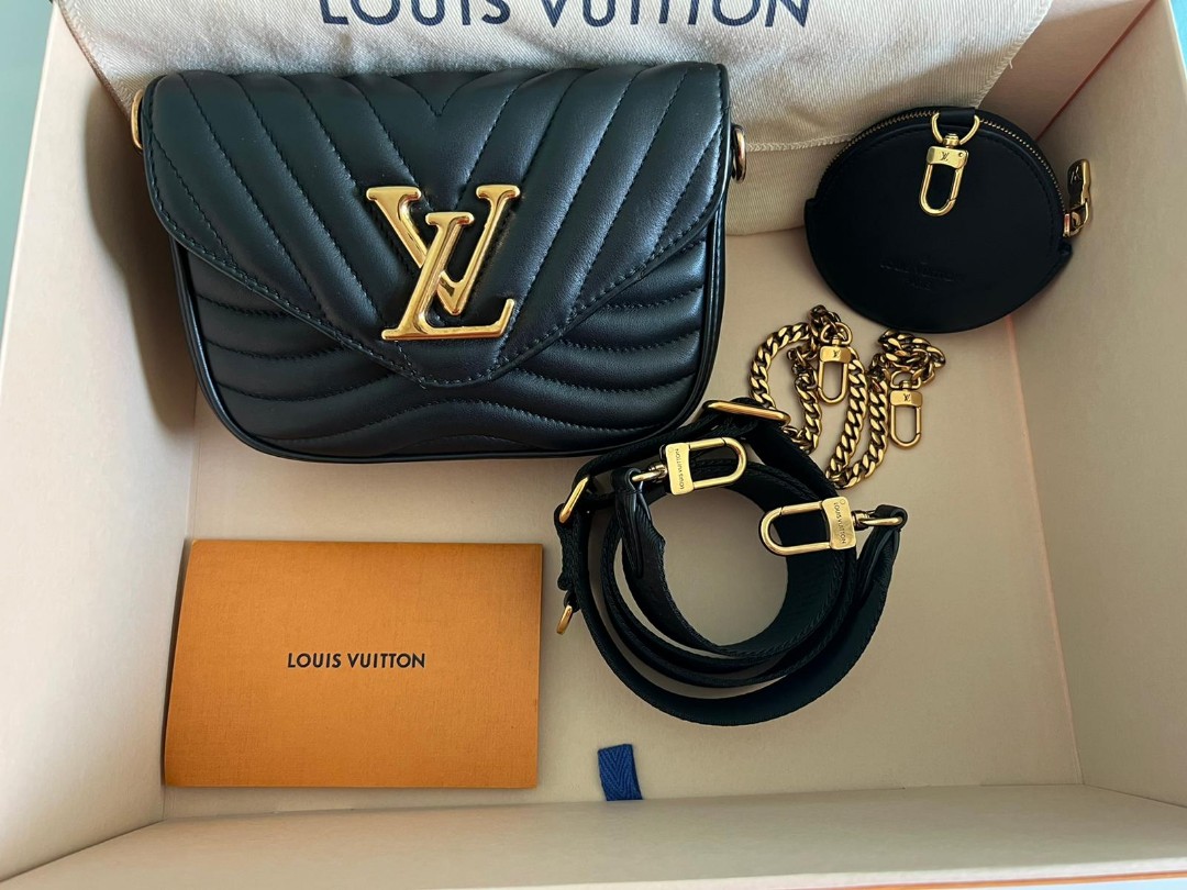 Louis Vuitton New Wave Multi Pochette (M56461) Noir Color, with
