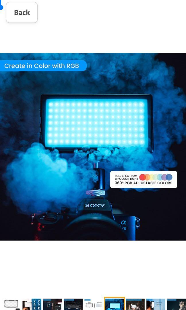 Lume Cube RGB Panel Pro  Full Color Mountable LED Light for
