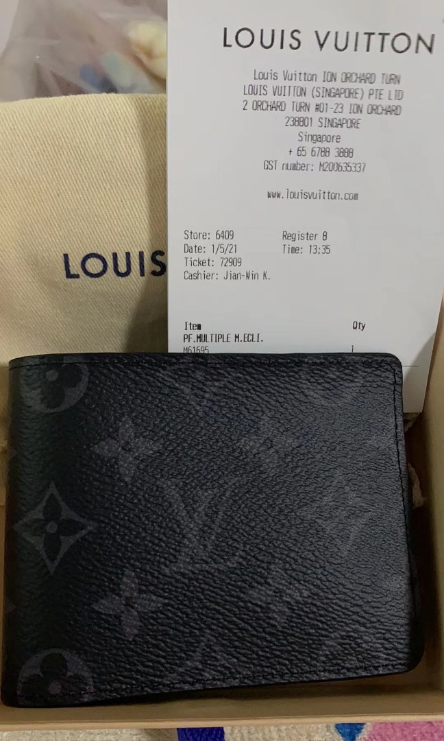 LV Mens PF Multiple Wallet Monogram