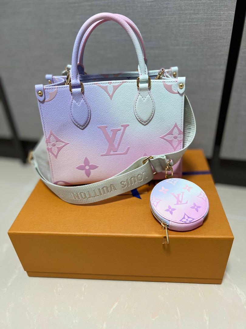 Louis Vuitton PM ON THE GO Limited Edition!! SUNRISE PASTEL