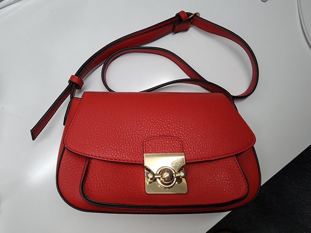 Marks Spencer Red Handbag