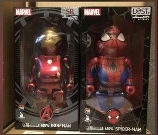 Bearbrick Iron Man Mark VII Damage Ver. 400%, Hobbies & Toys, Toys 