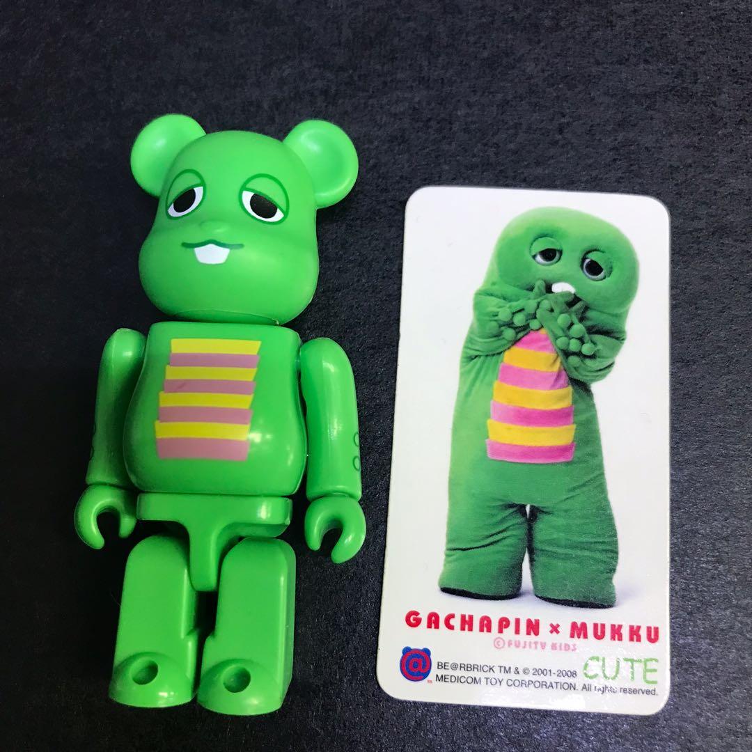Medicom Toy series 16 Cute Gachapin x Mukku 100% bearbrick be 
