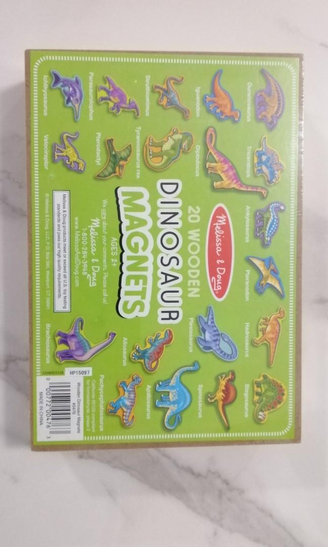 Melissa and doug dinosaur magnets names top