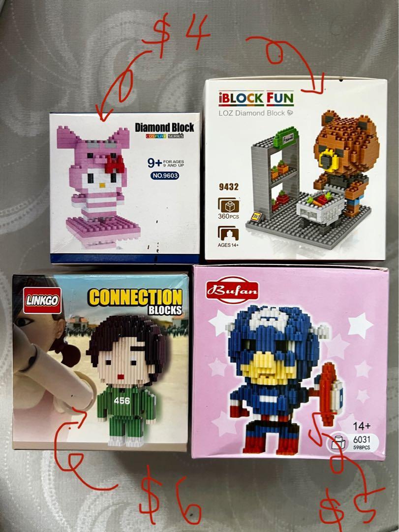 Micro blocks (Category: Lego & Building Sets) located in Singapore. Submitted by d_d1989 (Listing ID 1155672933, Image 1). Description: Prices as per picture. Interested do pm. Some of the box is not in perfect shape. Dented at the sides but not all have it. #microblocks #nanoblocks #legos.