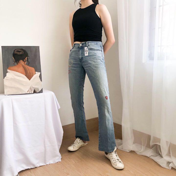 MISS SIXTY semi cutbry jeans, Fesyen 
