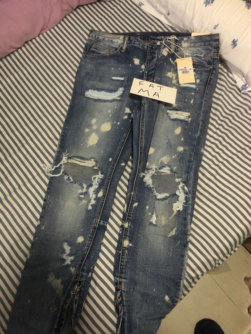 Mnml splash denim 34 damage 破壞, 男裝 