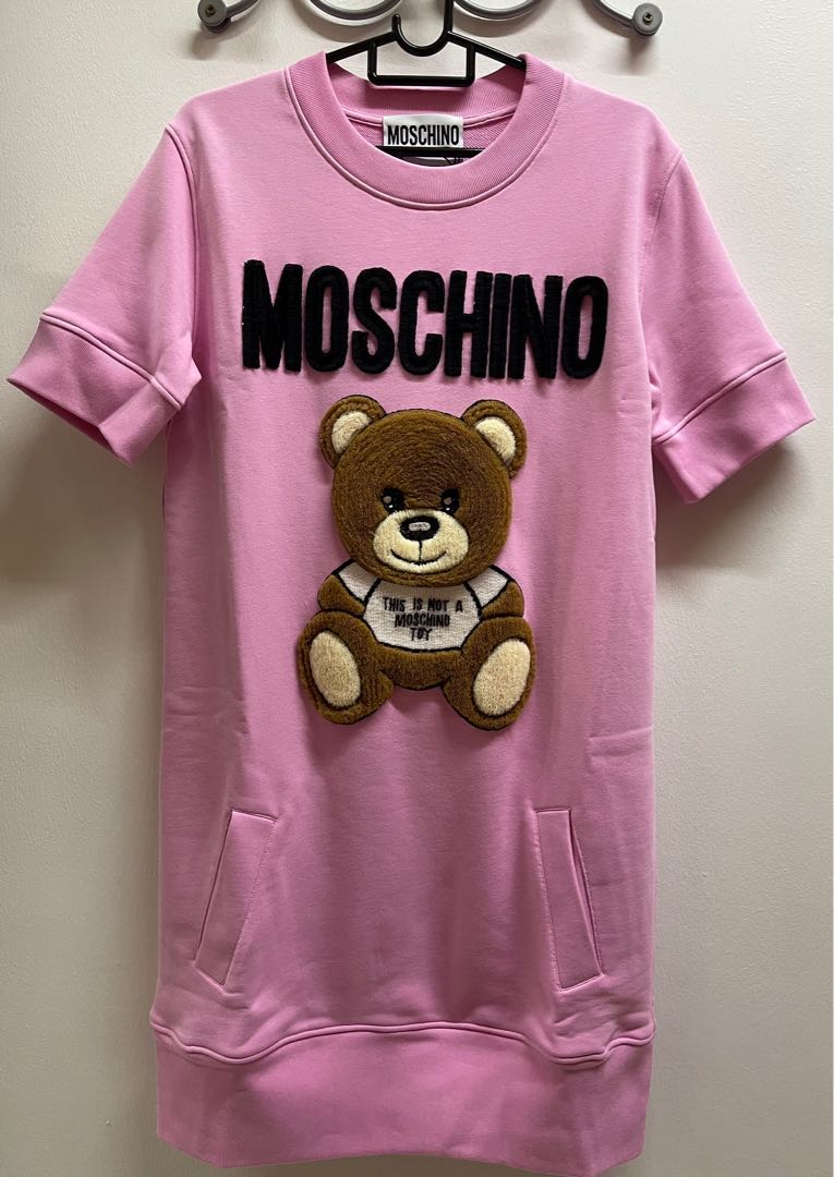 Moschino teddy bear t shirt dress discount