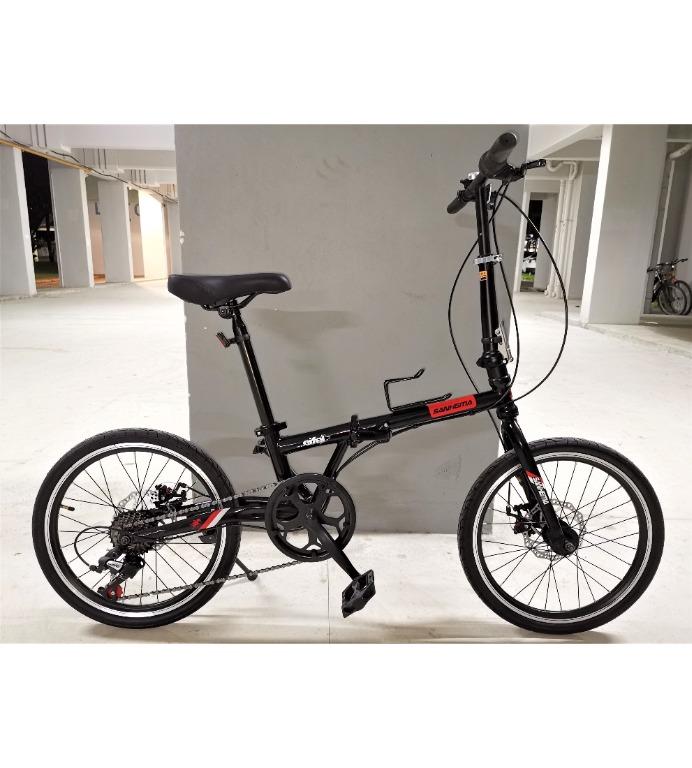 Multi Speed and Foldable Bicycle PN034 20 inch Wheel Size Black Color Sports Equipment Bicycles Parts Bicycles on Carousell
