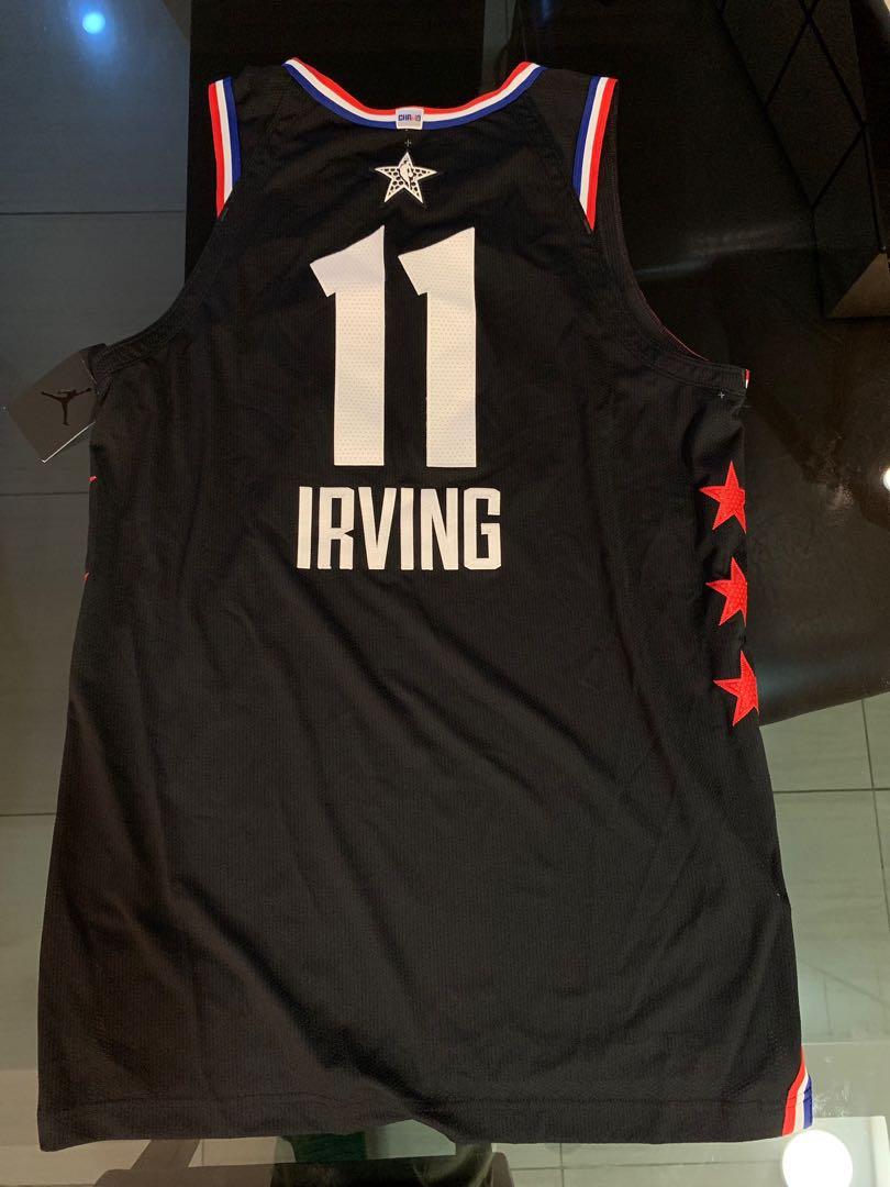 NIKE AIR JORDAN KYRIE IRVING NBA ALL STAR JERSEY BV3567-016 BLACK