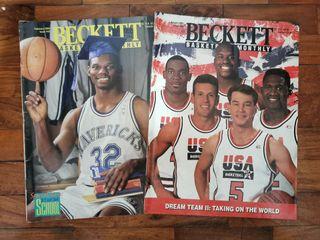 NBA Beckett Magazines Dream Team and Mashburn