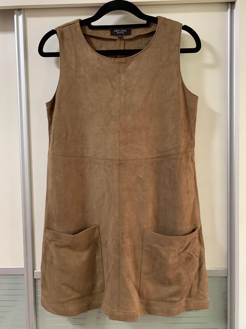 New look suede dress hotsell