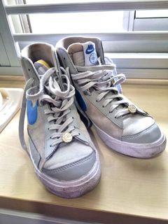 Nike blazer mid blue-grey