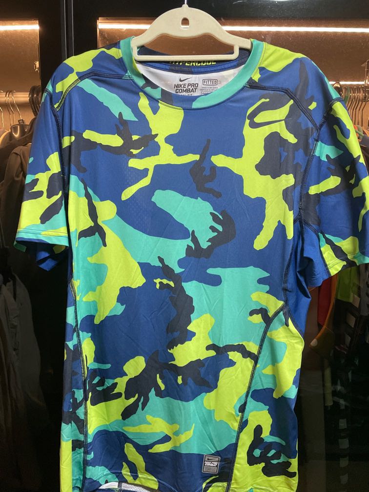 Nike camo compression sales