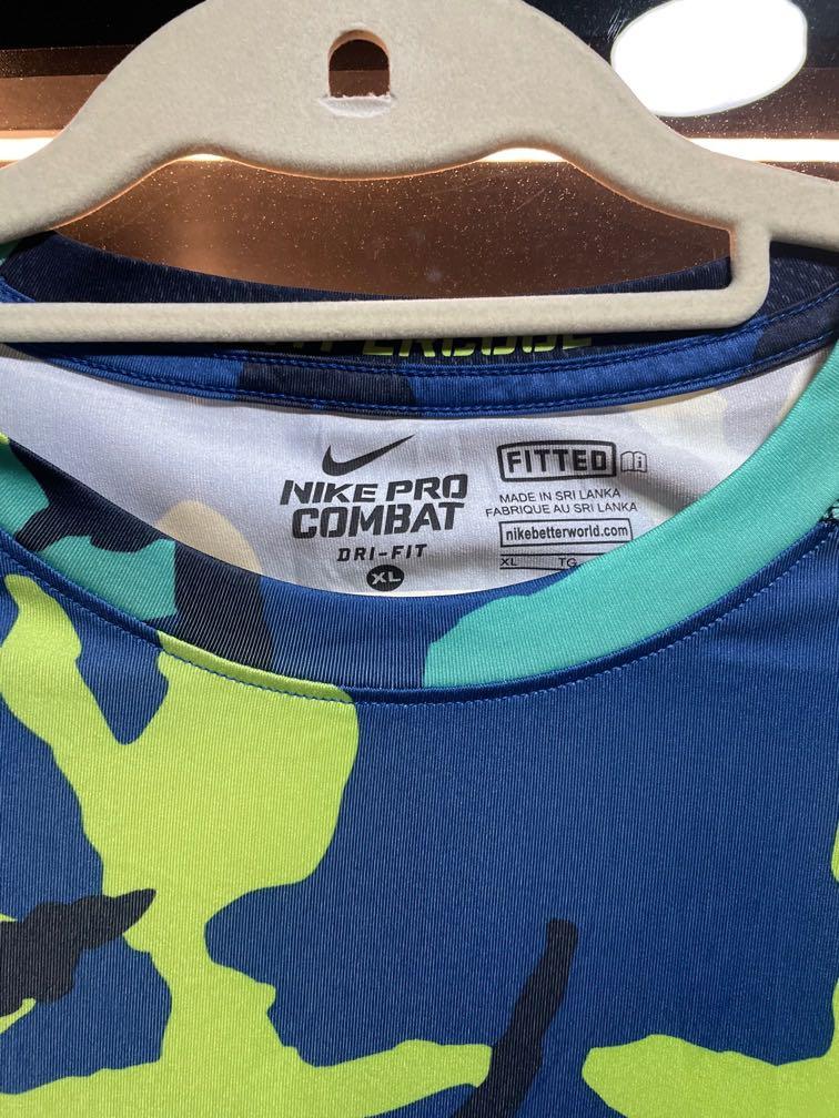 Nike camo compression sales