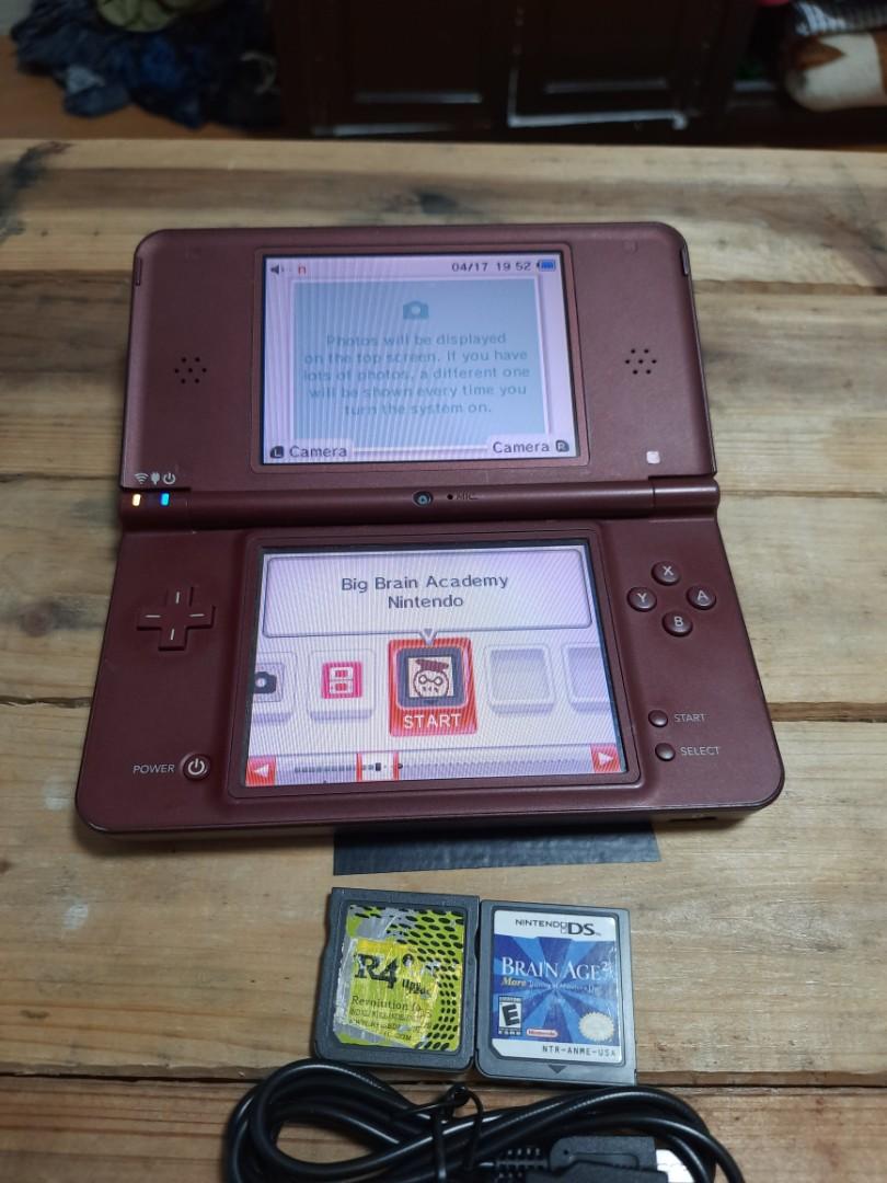 Nintendo DSi XL Launch Edition Handheld System - Burgundy w/ Case & Charger