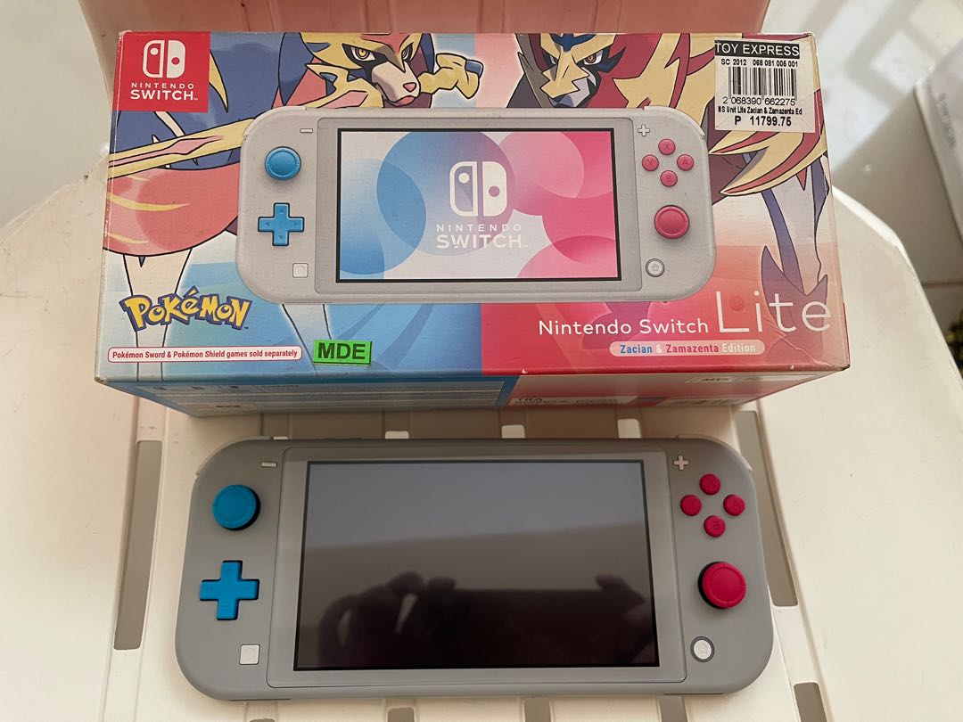 Nintendo Switch Lite Zacian and Zamazenta, Video Gaming, Video Game