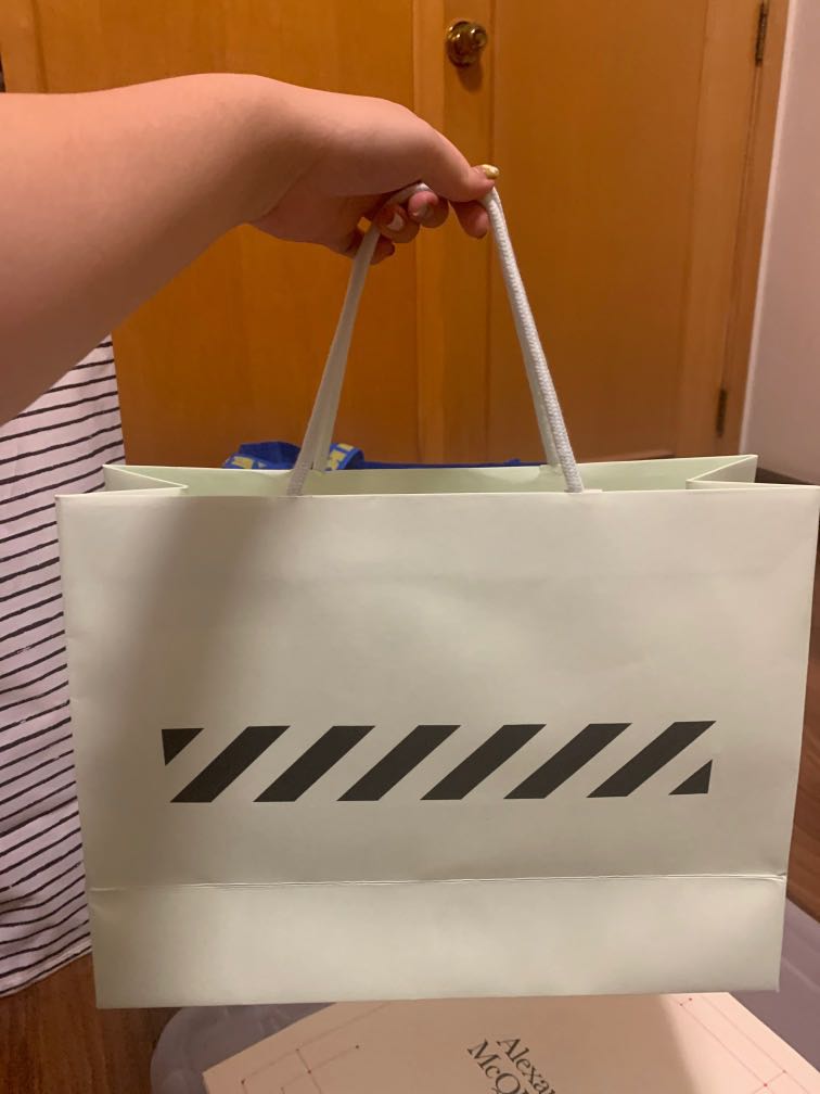 White off white purse online