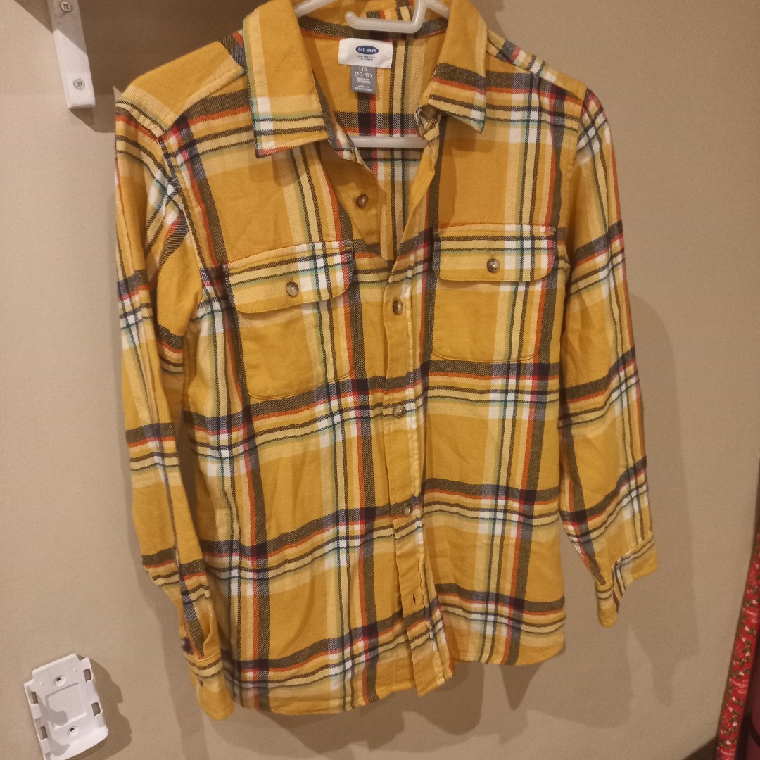 Old Navy Flannel Long Sleeves, Men's 