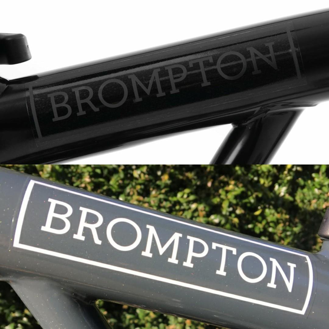 brompton frame decal