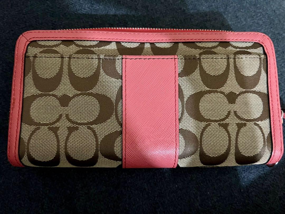 Original Coach Long Wallet, Luxury, Bags & Wallets on Carousell