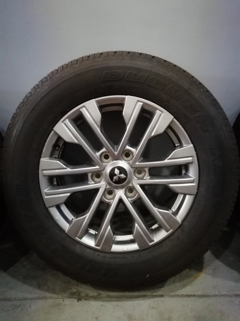 Original Montero Sport Tires 2022 (Tires with Mags) Dueler Bridgstone