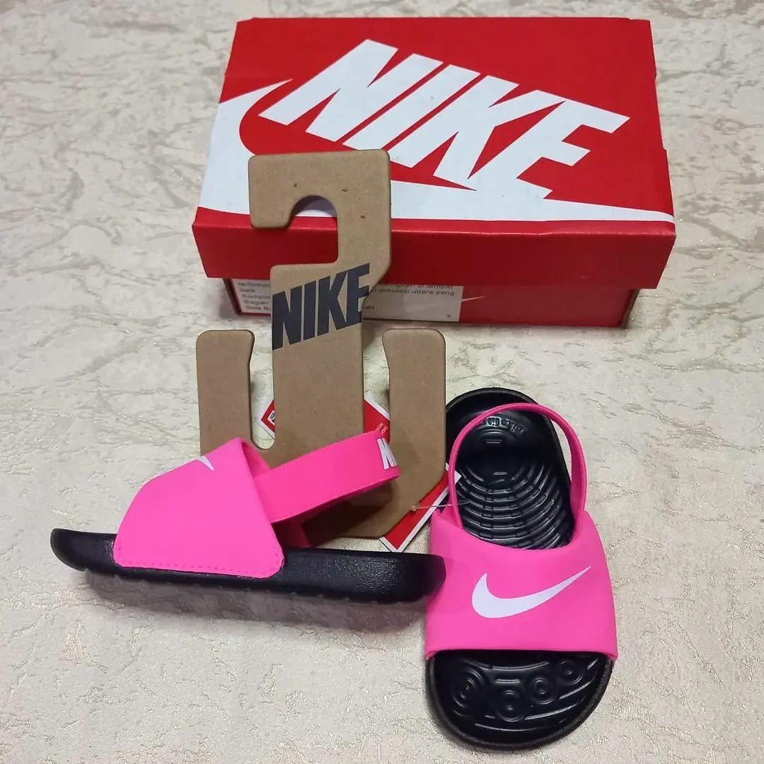 Original Nike Kawa Slide Sandal Sendal Anak Bayi Perempuan Cewek Baby Girl Kids Toddler Infant