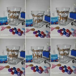 Personalized Clear Coffee Mugs Souvenirs