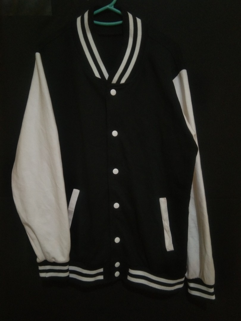 Plain letterman sale jacket
