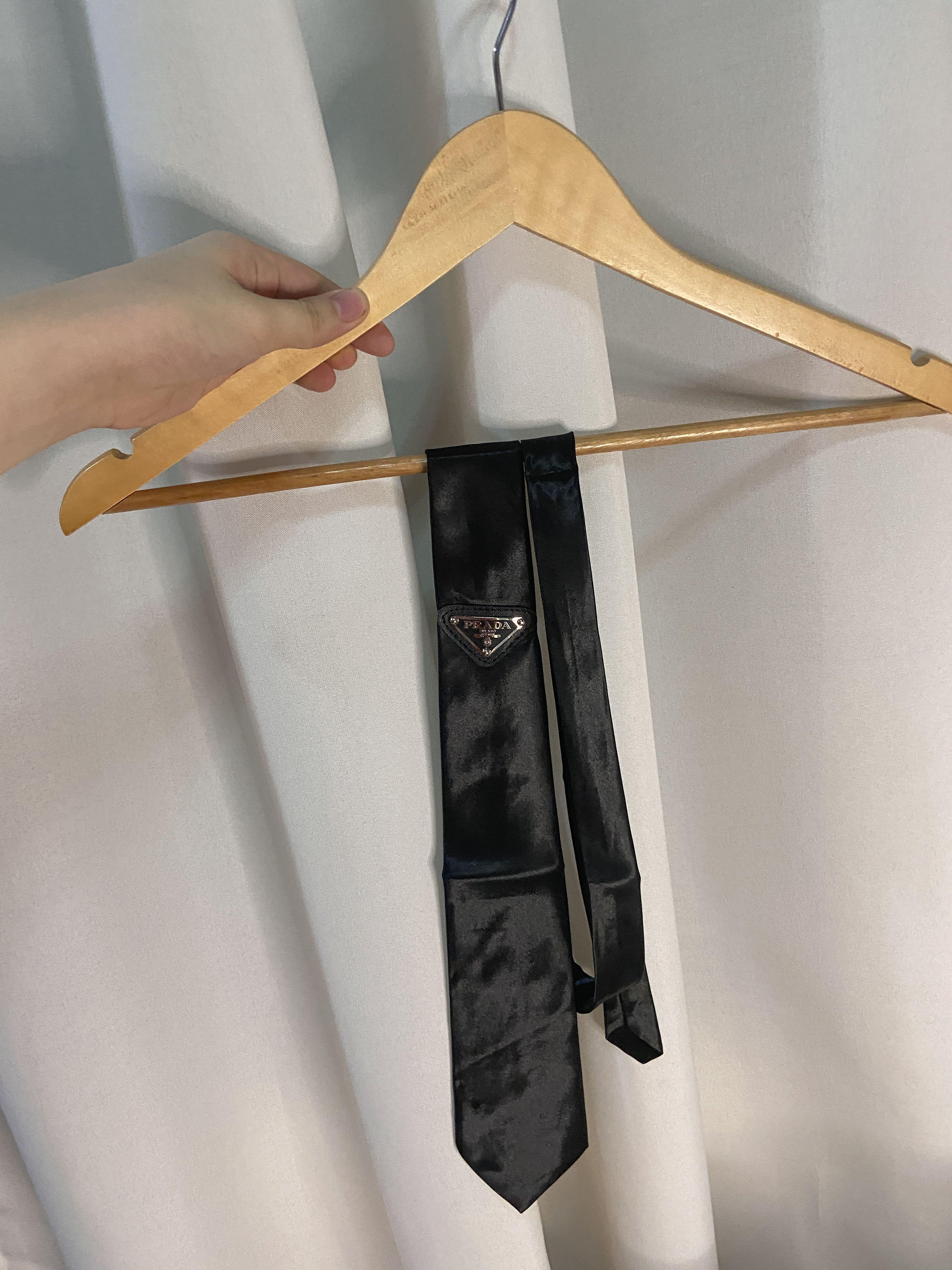 Prada black tie pre order (Category: Ties) located in Mandaluyong City. Submitted by japanandsingaporeluxepreloved (Listing ID 1155542134, Image 1). Description: .