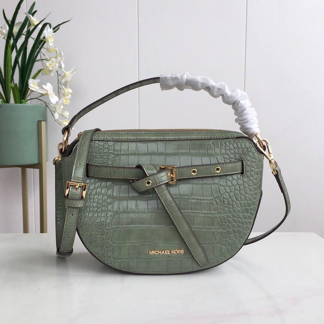 Raya Sales Michael Kors Emilia Saddle Halfmoon Saddle Bag Luxury